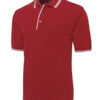 Mens Contrast Polo