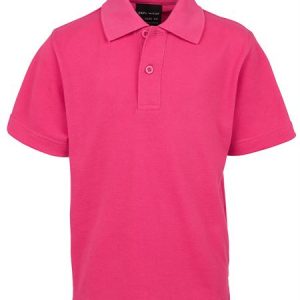 Kids Signature Polo(Hot Pink