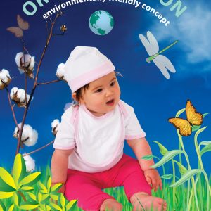 Baby organic cotton Contrast Bib