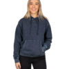 Ladies Junior's Stone Wash Fleece Hoodie