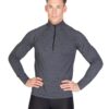 Mens Half Zip Mock Neck sport shirt