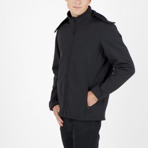 Men's Soft Shell Hooded Jacket