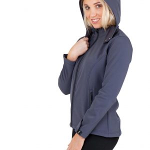 Ladies Soft Shell Hooded Jacket