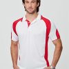 Mens ALLIANCE Cooldry Contrast Polo With Sleeve Panel