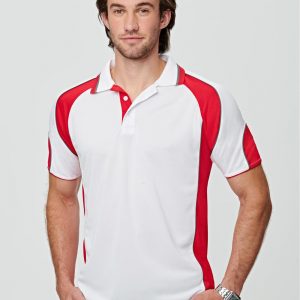 Mens ALLIANCE Cooldry Contrast Polo With Sleeve Panel