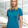 Ladies CoolDry Short Sleeve Contrast Polo