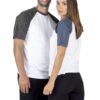 Unisex Contrast  Raglan Sleeve Tee