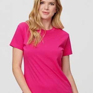 Ladies' Cotton Semi Fitted Tee Shirts