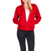 Ladies Juniors kangaroo pocket Zip Hoodies