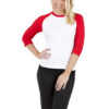 Ladies 3/4 Sleeve Raglan Tees