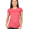 Ladies' 100% Polyester marl Tee