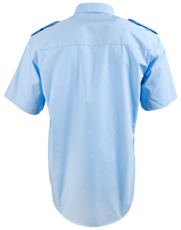Unisex Epaulette Short Sleeve Shirt