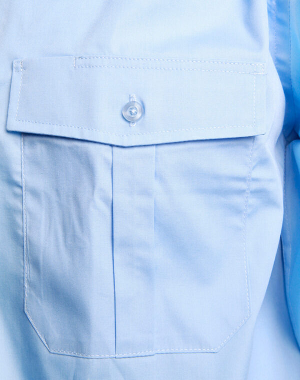Unisex Epaulette Long Sleeve Shirt