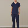 Ladies Semi-Elastic Waist Tie Scrub Pant