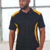 Mens Winner Contrast Short Sleeve Polo