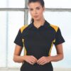 Ladies Winner Contrast Short Sleeve Polo