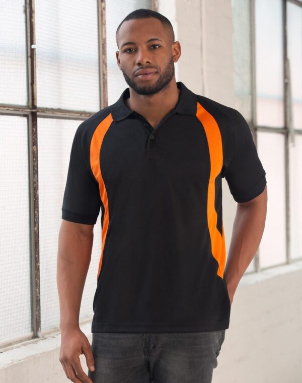 Mens Olympian Contrast Cool Dry Polo