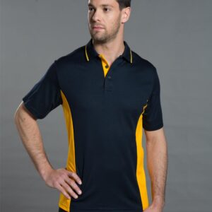 Mens Teammate Contrast Polyester Polo