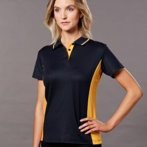 Ladies Teammate Contrast Polyester Polo