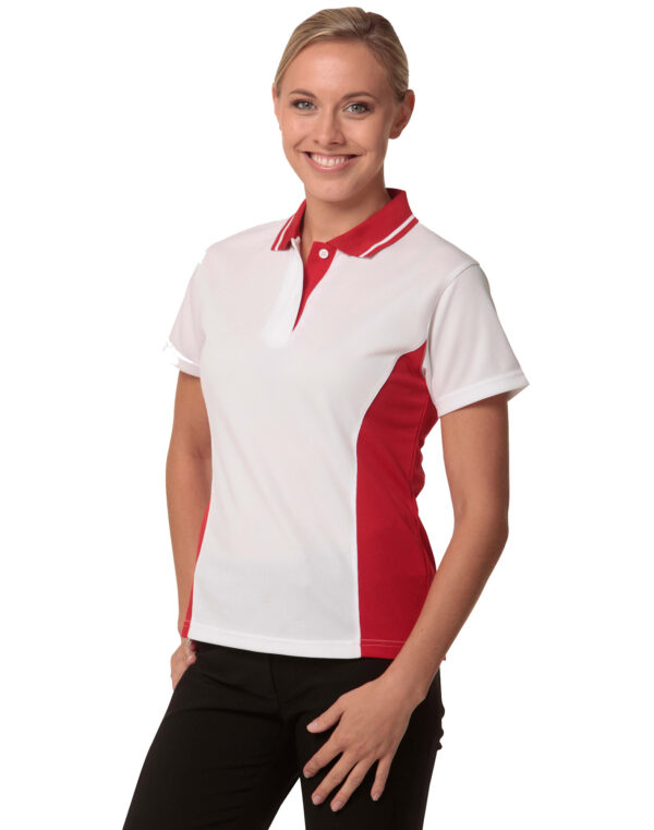 Ladies Teammate Contrast Polyester Polo