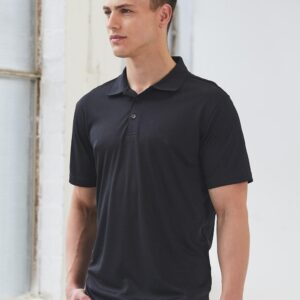 Mens 100% Polyester Icon Cooldry Textured Polo