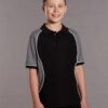 Kids Arena Tri-Colour Poly/Cotton Pique Polo