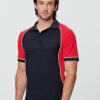 Mens Arena Tri-Colour Poly/Cotton Pique Polo