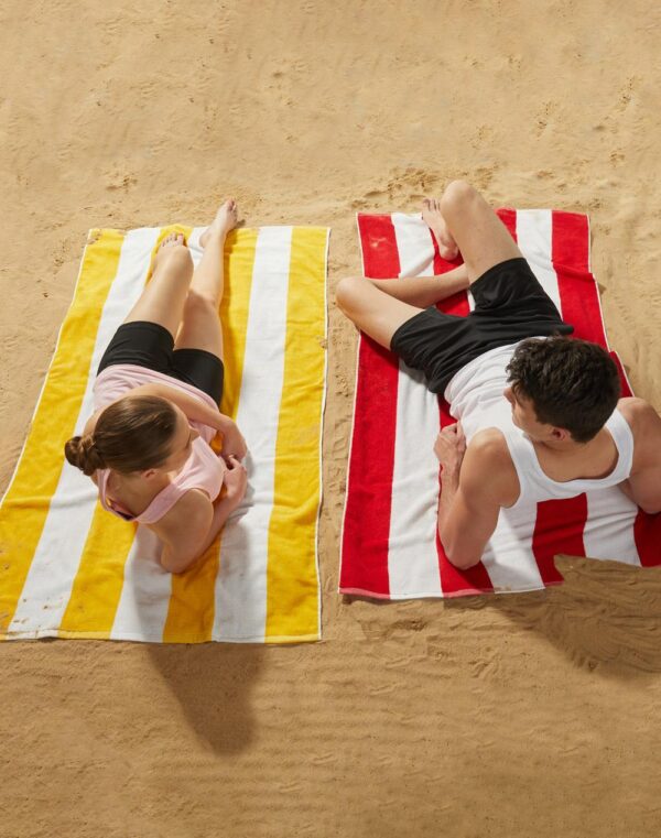 100% Cotton Striped Beach Towel