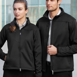 Ladies Soft Shell 2 Way Front Zip Jacket