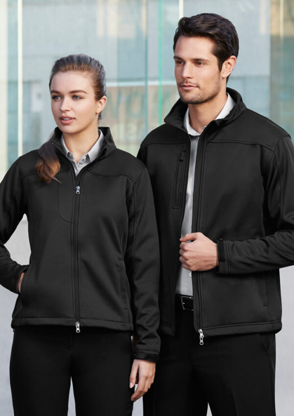 Ladies Soft Shell 2 Way Front Zip Jacket