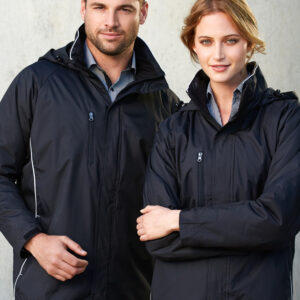 Unisex Core 100% Polyester Water Resistant Shell Jacket