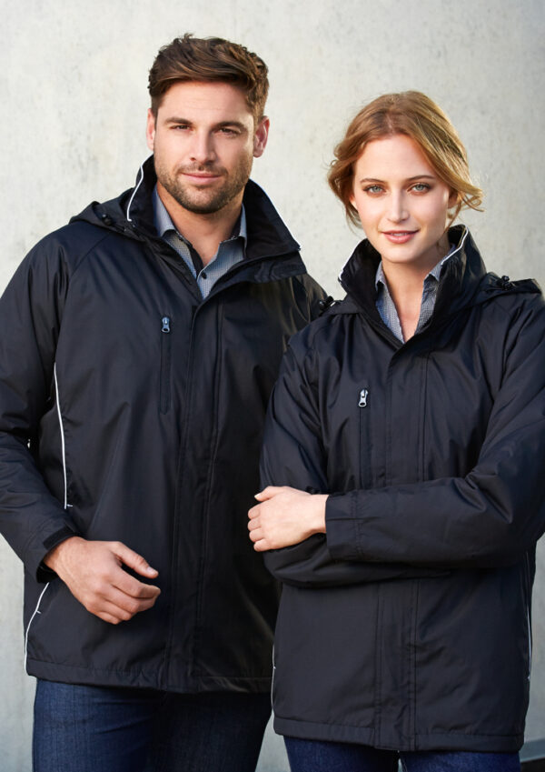 Unisex Core 100% Polyester Water Resistant Shell Jacket