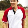 Men's Panel Polo With Striped Collar
