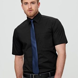Men's Cotton/Poly Stretch Short Sleeve Shirt