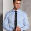 Men's CVC Oxford with chest pocket Long Sleeve Shirt
