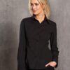 Women's Cotton/Poly Stretch Long Sleeve Shirt