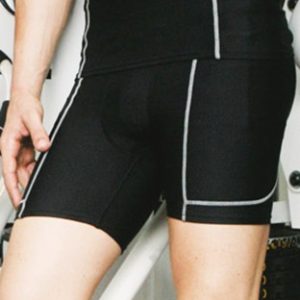 Mens Cropped Bike Shorts