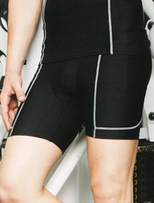 Mens Cropped Bike Shorts