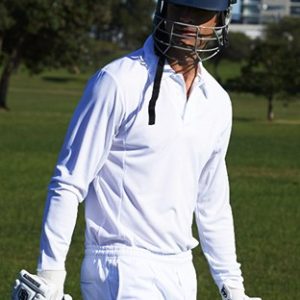 Unisex Adults Long Sleeve Cricket Polo