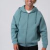 Mens' Cotton Care Kangaroo Pocket Zipper Hoodie