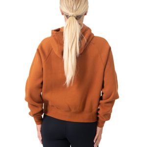Ladies Cotton Care Half-Zip hoodie