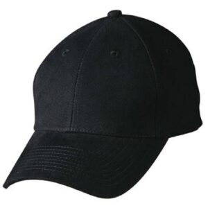 Heavy brushed cotton cap buckle on back
