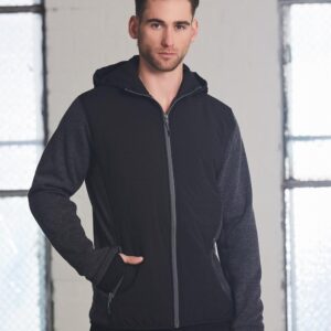 Men's Heather Sleeve/Quilted Body Jacket