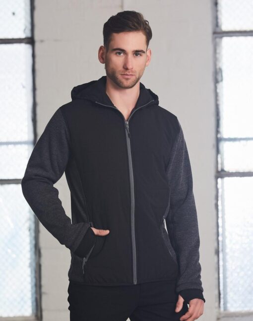Men's Heather Sleeve/Quilted Body Jacket