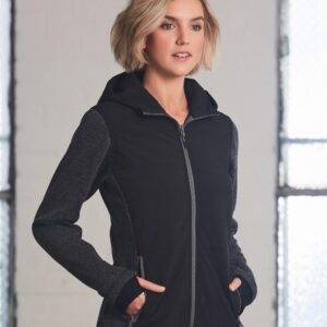 Ladies' Heather Sleeve/Quilted Body Jacket