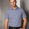 Men's Two Tone Check S/S Shirt