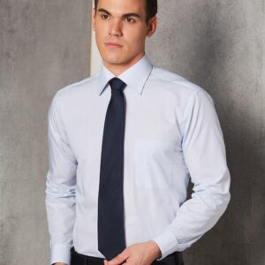 Men's Mini Check Premium Cotton Long Sleeve Shirt