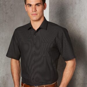 Men's Pin Dot Stretch S/S Shirt