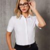 Women's Cotton/Poly Stretch S/S Shirt