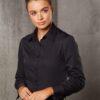 Women's Dobby Stripe Long Sleeve Shirt